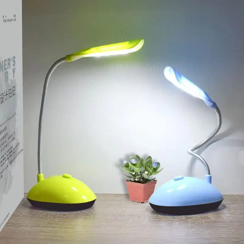 Lámpara de escritorio LED portátil plegable para dormitorio infantil, protección ocular para niños, lámpara de mesa LED para estudio, lectura y estudiantes, alimentada por batería - Image 2