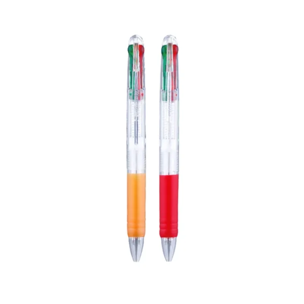 4 bolígrafos de escritura de cuatro colores, rojo, azul, negro y verde, de 0,7 mm, para firma, para estudiantes, material escolar y de oficina. - Image 5