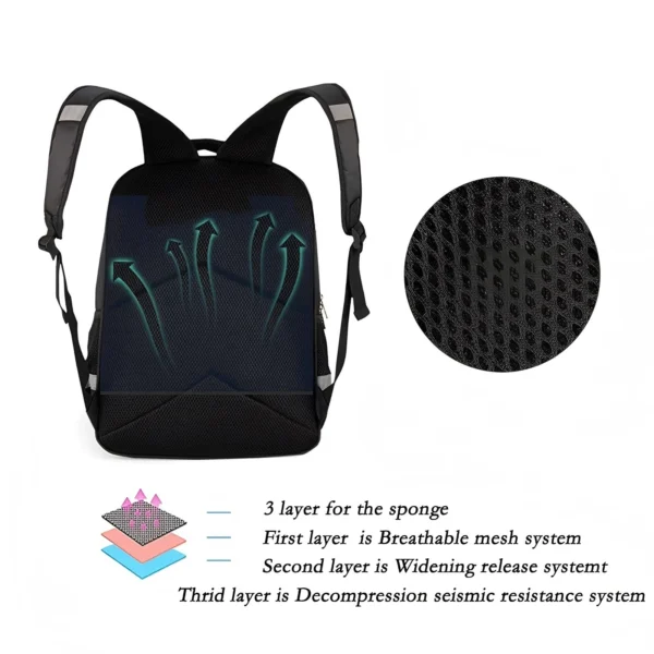 Mochila escolar clásica Boboiboy para niños, ligera, para viajes y actividades al aire libre. - Image 4
