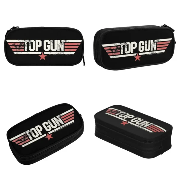 Estuche para lápices de la película de acción Top Gun, bolsas para lápices, gran capacidad, para estudiantes, regalo escolar - Image 2