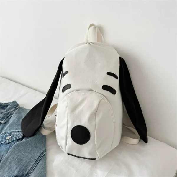 Mochila de estudiante informal de viaje de gran capacidad con diseño creativo de Snoopy de Anime, nueva y a la moda, de tela Oxford - Image 3
