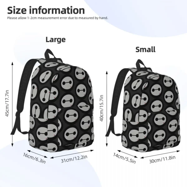 Mochila unisex de Disney Big Hero 6, resistente y versátil, ideal para senderismo, ideal como regalo de regreso a clases. - Image 4