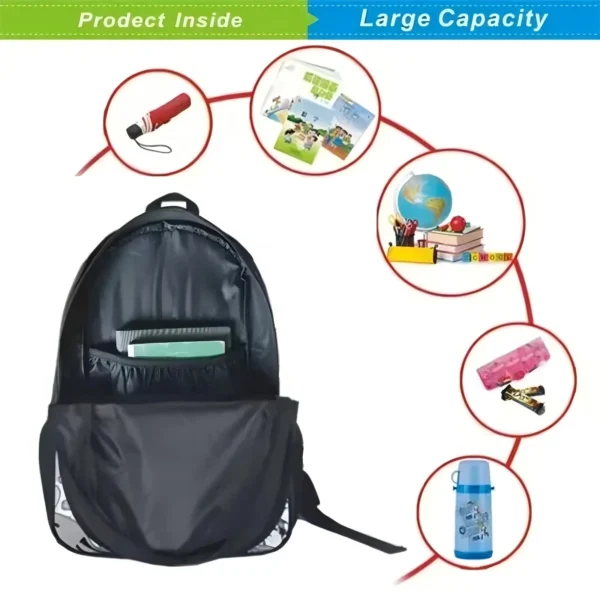 Mochila escolar clásica Boboiboy para niños, ligera, para viajes y actividades al aire libre. - Image 3