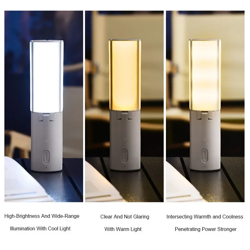 Linterna colgante para tienda de campaña, plegable, portátil, recargable, de alta capacidad, para dormitorio de estudiantes - Image 2