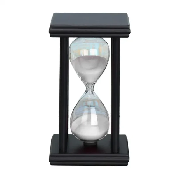 Reloj de arena de madera con temporizador de 45/60 minutos, ideal para la cocina, la escuela y la decoración del hogar. - Image 2